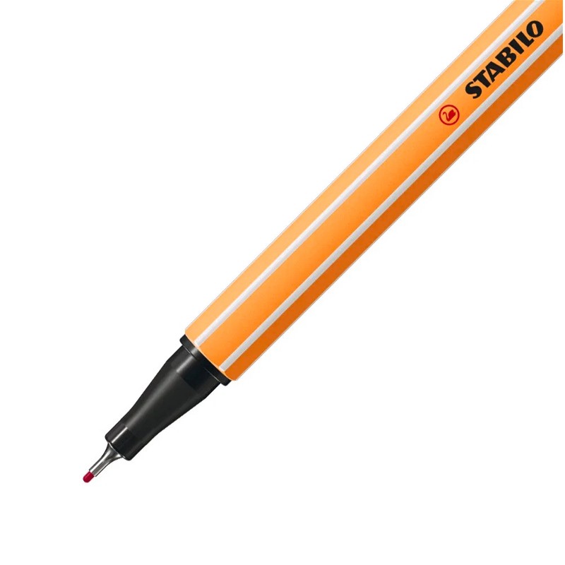 Fineliner point 88® 0,4 mm dunkelrot STABILO 88/50 – Bild 2