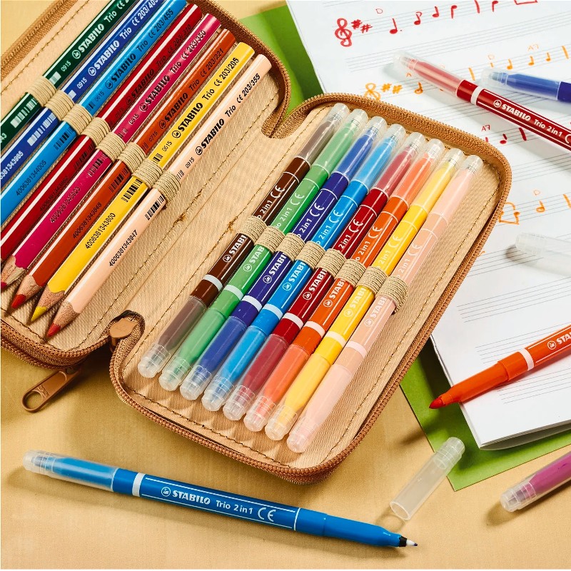 Filzstift und Fineliner STABILO Trio 2 in 1 – Bild 6