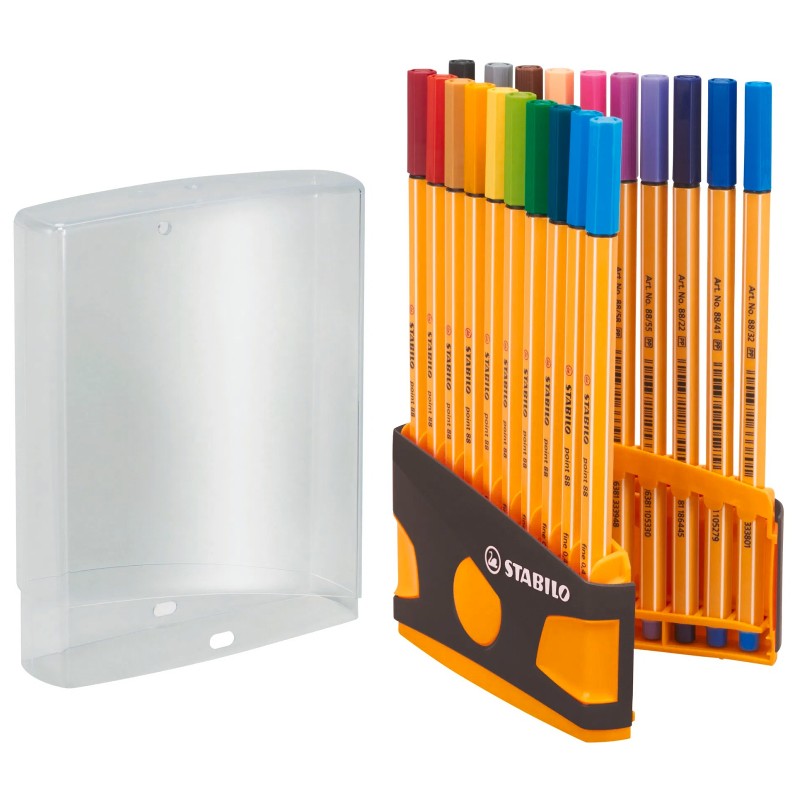 Fineliner STABILO point 88® 20er Klappbox - ColorParade