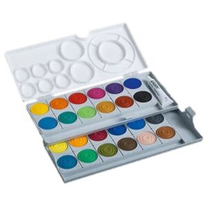 aquaplus Deckfarbkasten 24er light grey LAMY