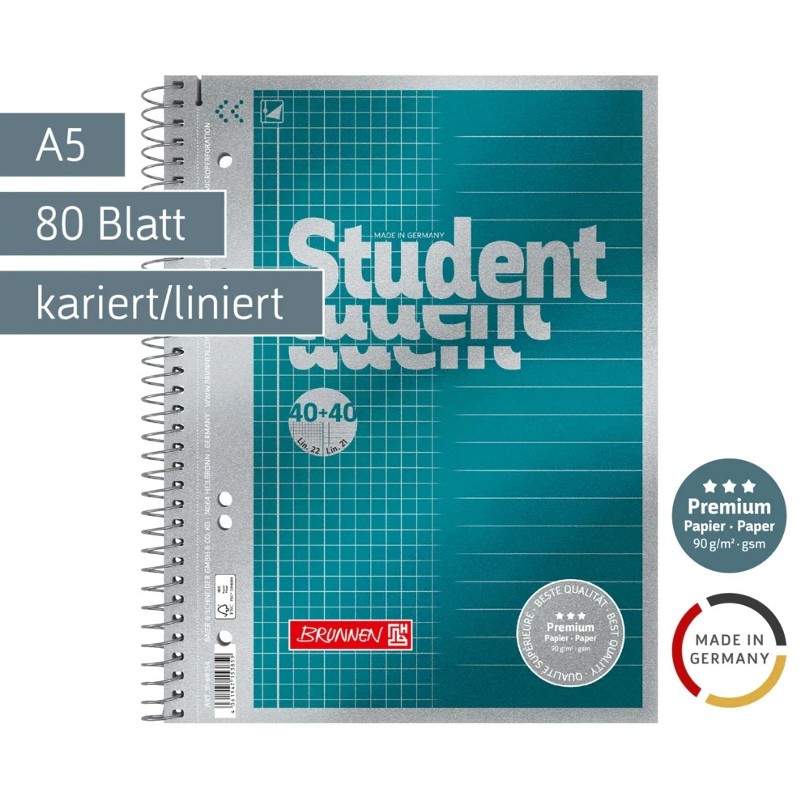 Collegeblock Premium A5 Duo